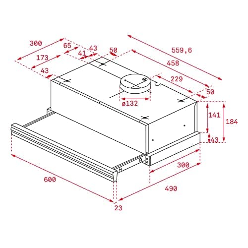 Detalle 2 de Teka CNL 6415 campana extractora 60 cm