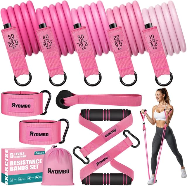Detalle de Ayombo Resistance Band Women โ Heavy Resistance set ๐๏ธโ