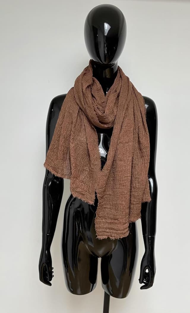 Thumbnail 3 de Emma & Giovanni Zerknitterter Schal 90x180 cm