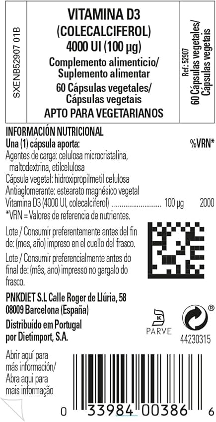 Thumbnail 4 de Solgar Vitamina D3 4000 UI 60 cápsulas 🍊