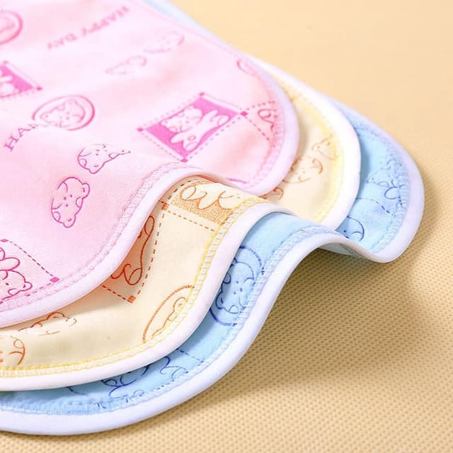 Detalle de SLOSH bavaglini neonati impermeabili con bottone e panno per ruttino/dentizione (pacco da 11)