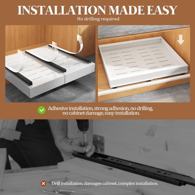 Thumbnail 6 de Seinloes Expandable Pull Out Cabinet Organizer