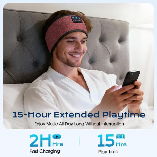 Thumbnail 6 de LC-dolida Schlafkopfhörer Stirnband