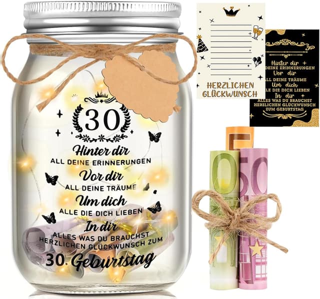 Thumbnail 6 de Johiux LED Flaschenlicht 50 Geburtstag Geschenk