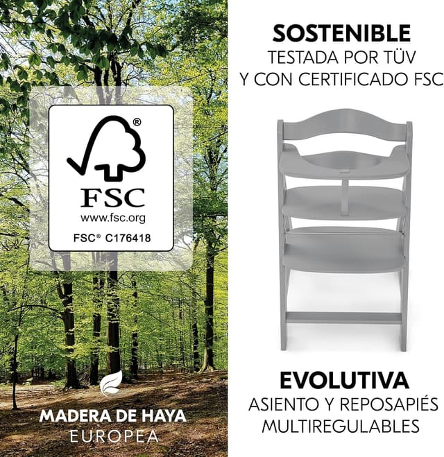 Detalle de hauck Alpha Plus Newborn Set Trona Evolutiva