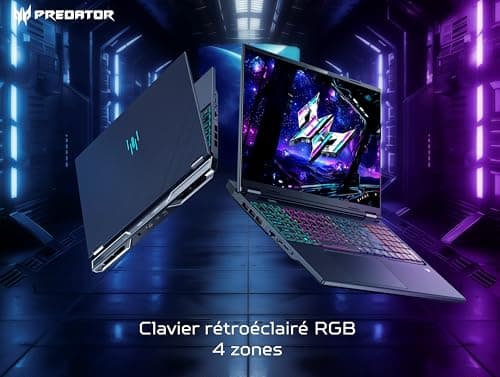 Detalle de Acer Predator Helios Neo 16 AI PHN16-73-97E2 PC portable gamer 16" 1 To