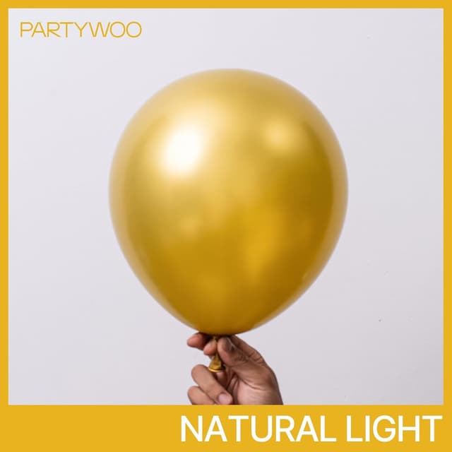 Thumbnail 2 de PartyWoo Gold Balloon Arch Kit 140pcs