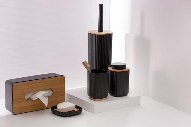 Thumbnail 5 de WENKO Rotello Caja para toallitas con tapa de bambú