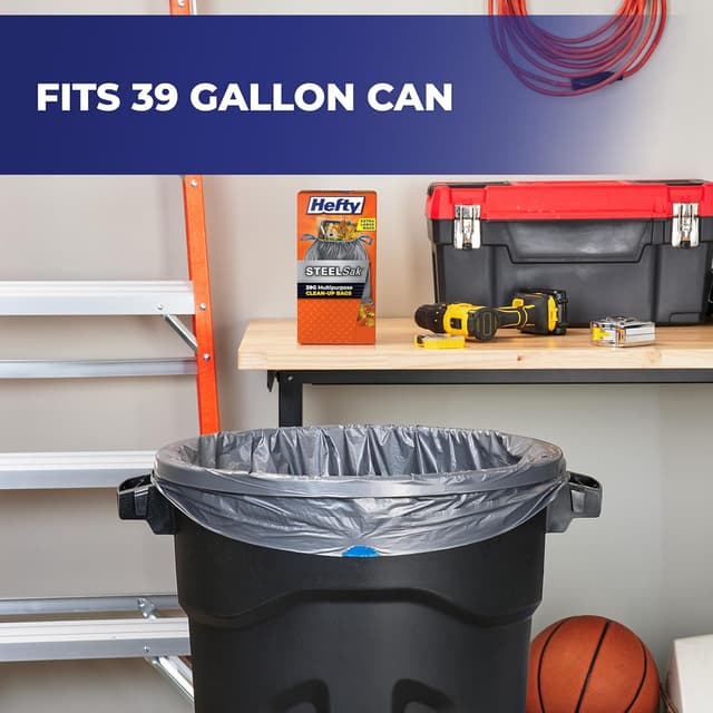 Thumbnail 1 de Hefty Steelsak 39-Gallon Trash Bags ⚙