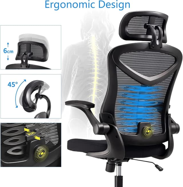 Thumbnail 4 de Magic Life Silla de Escritorio Ergonómica Giratoria