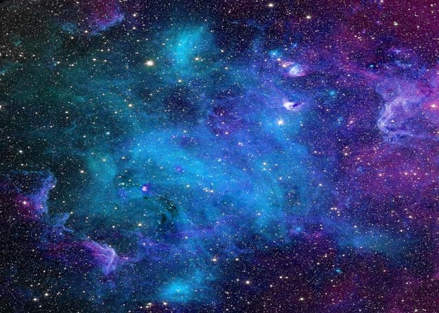 Detalle de BELECO Cosmic Galaxy Fabric Backdrop Wall Décor (10 x 8ft) for space-themed photo & event setups