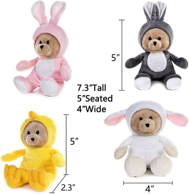 Detalle 2 de 7-inch My OLi Easter plush 4 pack