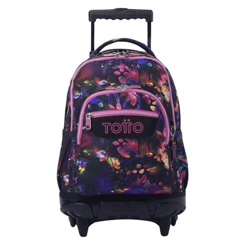 Detalle de Totto Renglones mochila escolar con ruedas
