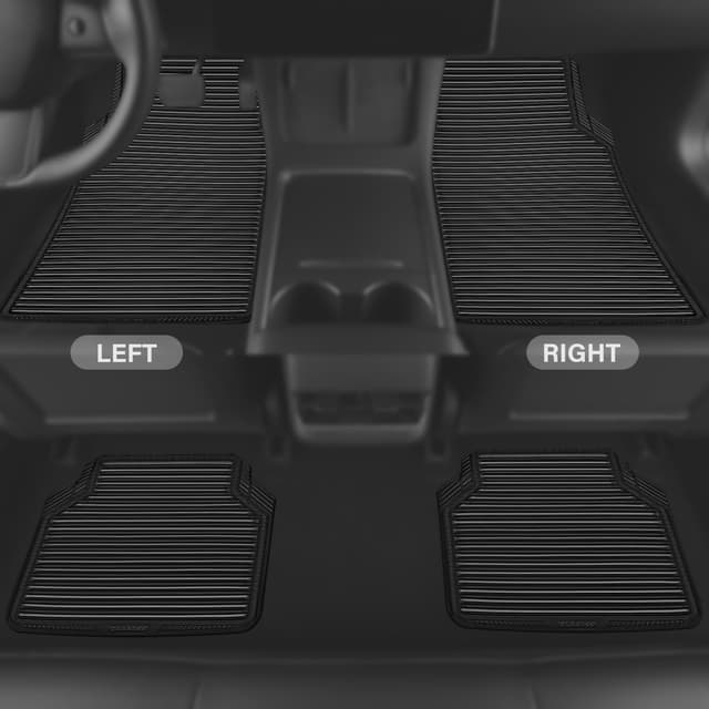 Thumbnail 4 de CAR PASS Rubber Floor Mats 4-piece