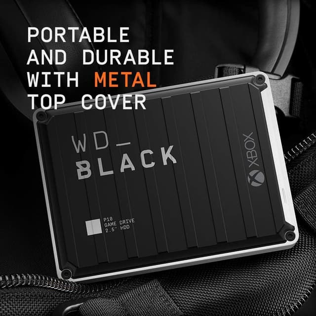 Detalle 2 de WD_Black P10 Xbox 6TB HDD portátil con Game Pass