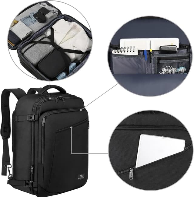 Thumbnail 4 de MATEIN Mochila Cabina Expandible 50L 55x35x25