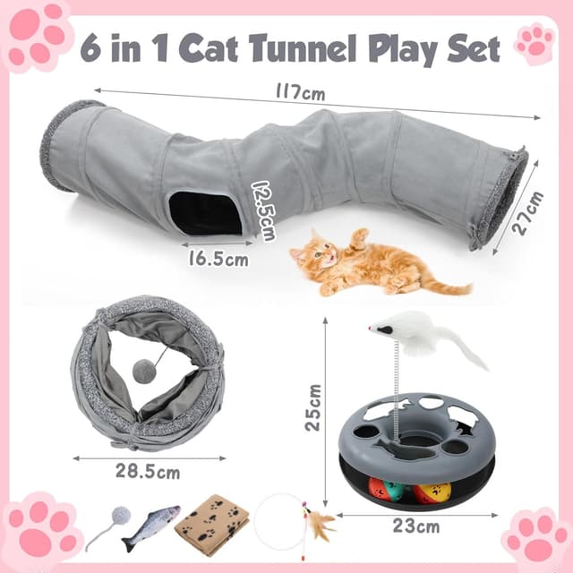 Thumbnail 5 de YGJT Cat Tunnel for Indoor Cats 🐱👓?