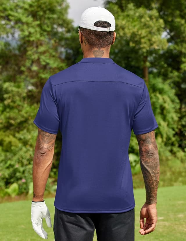 Detalle 2 de COOFANDY Men Quick-Dry Golf Polo