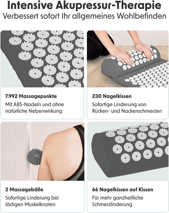 Thumbnail 2 de LifeGoods Akupressurmatte 8181 Punkte đ§â