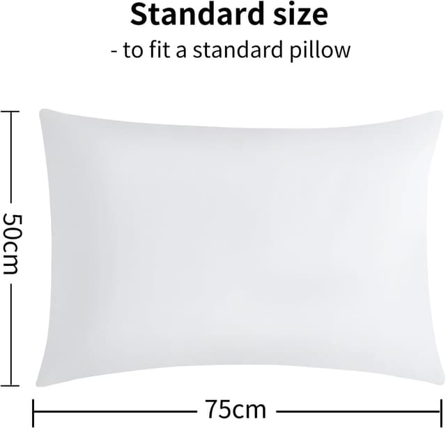Thumbnail 6 de RUIKASI White Pillow Cases 50x75 cm