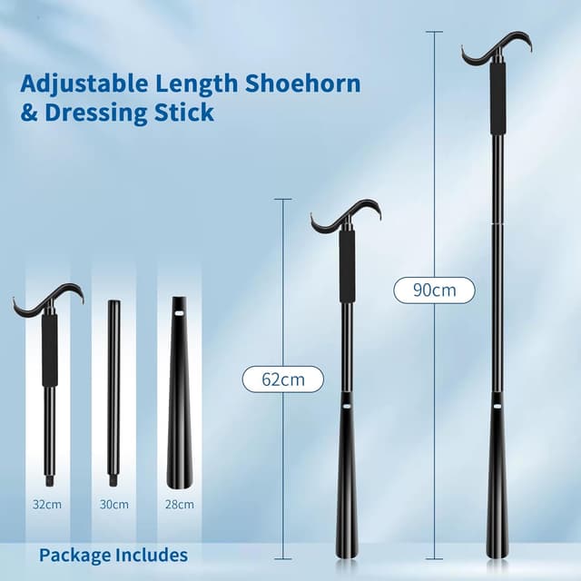 Thumbnail 4 de Kekoy 35.5 Inch dressing stick with shoe horn 👞