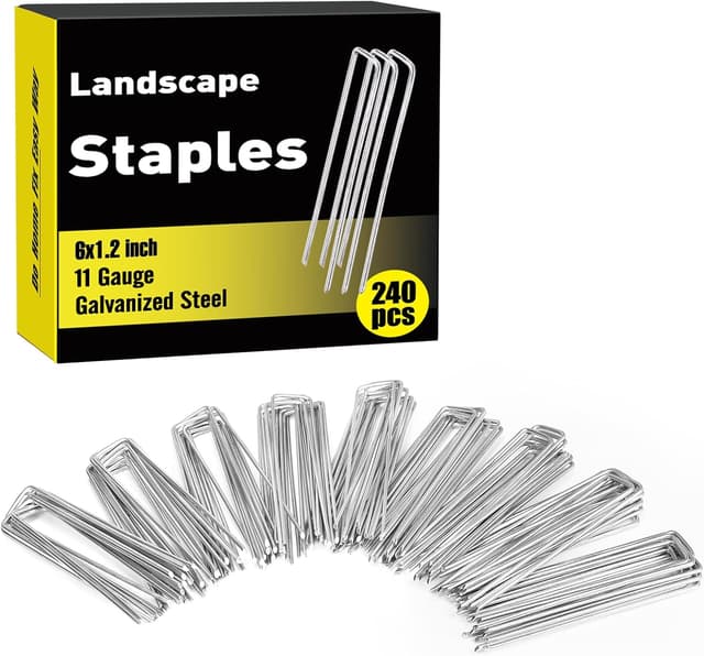 Detalle de HongWay 240 Pack 6 Inch Landscape Staples