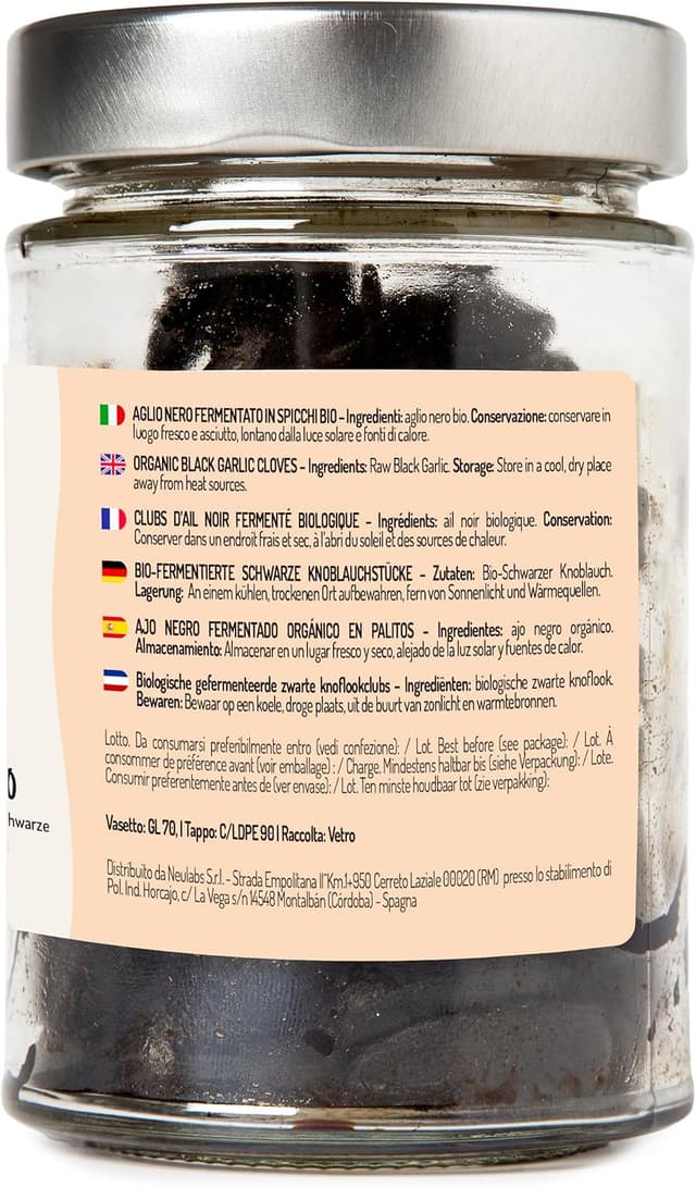 Thumbnail 1 de Ail Noir Fermenté Bio 200g — Gousses entières 🧄