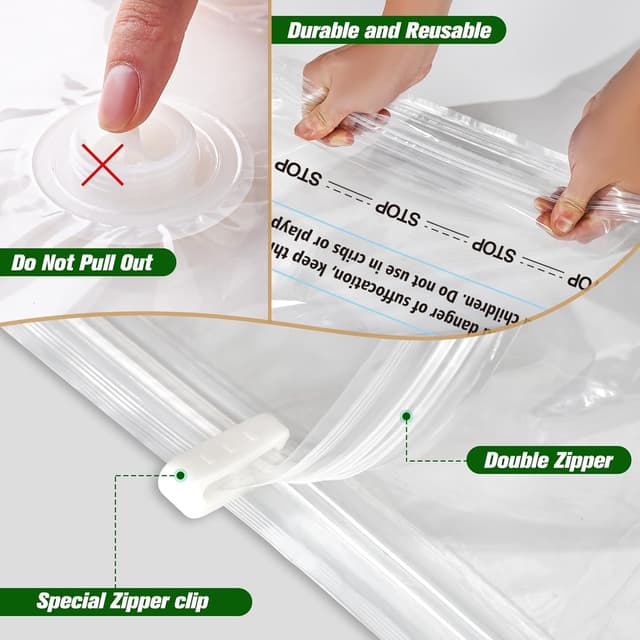 Detalle 2 de Storage Master vacuum storage bags 20 pack