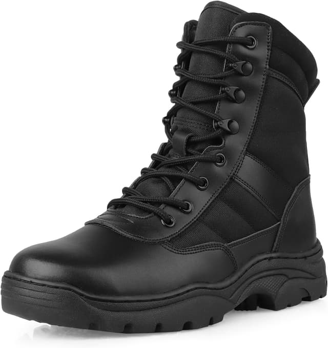 Detalle de QUNLON Springerstiefel Militärstiefel