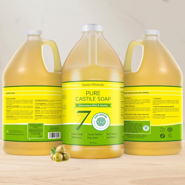 Detalle 2 de Pure Castile Soap 64 fl oz Unscented