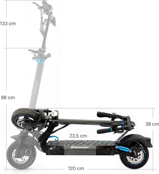 Thumbnail 14 de smartGyro Speedway - Patinete Eléctrico 800W, 50 km