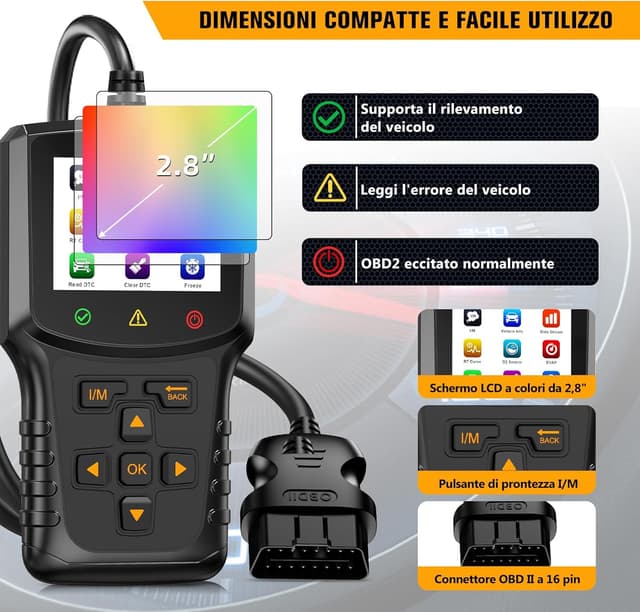 Thumbnail 2 de OBD2 Auto Diagnosi Scanner diagnostico OBD2 per auto