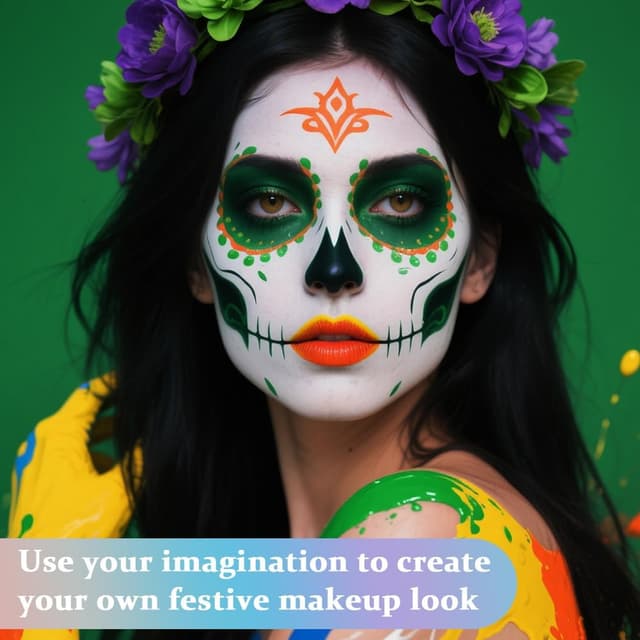 Detalle 2 de AOOWU tubi pittura viso e corpo 25 ml bianco opaco, pronto all’uso