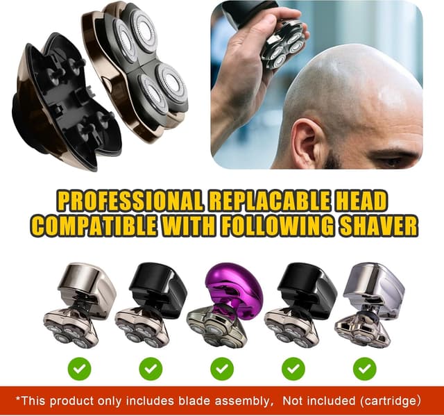 Detalle 2 de BESTBOMG Pro 4, testine di ricambio per rasoio