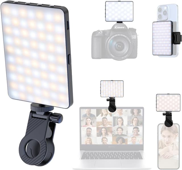 Imagen de ETENTOUS M15 Selfie-Licht 80 LEDs, dimmbar en OfertitasTOP