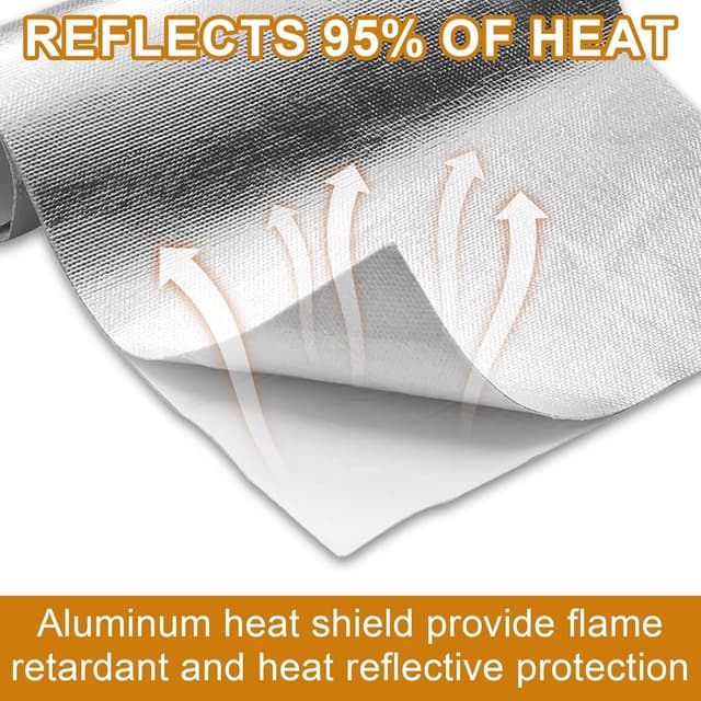 Thumbnail 3 de Aluminisierte Hitzeschutzmatte 60x100 cm