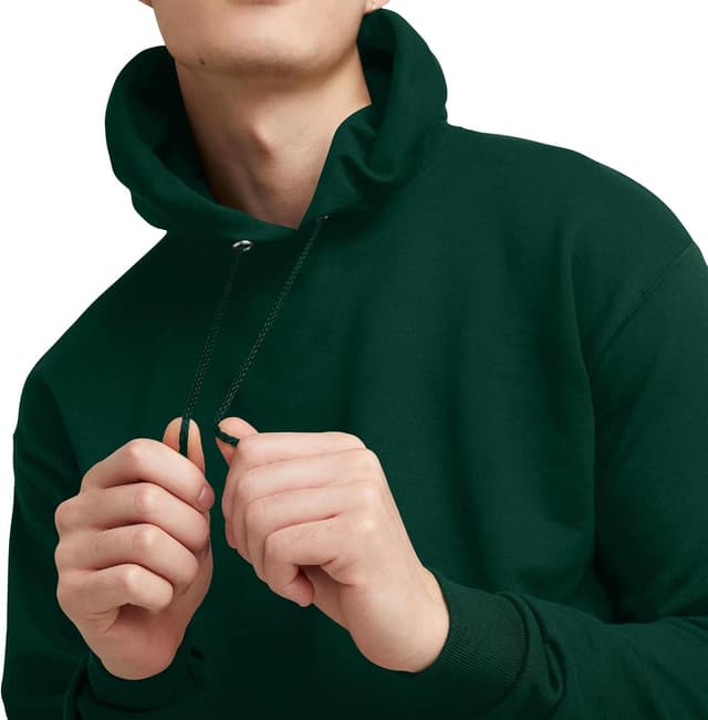 Detalle de Hanes EcoSmart Hoodie midweight fleece pullover