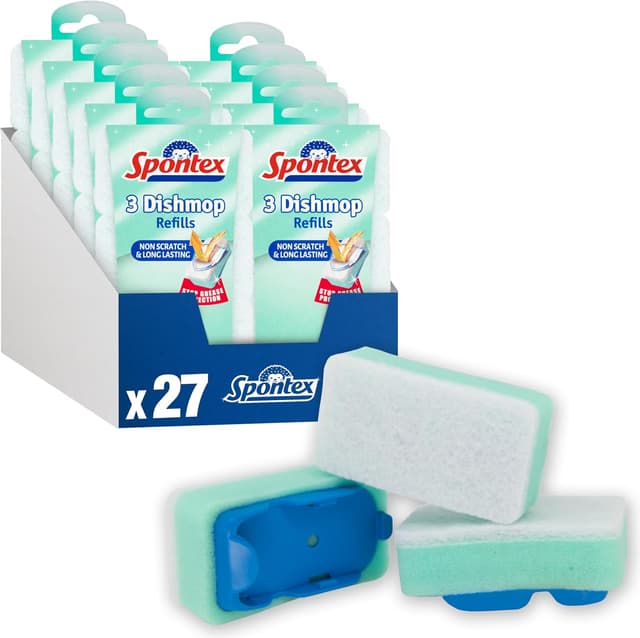 Thumbnail 4 de Spontex Dish Brush for Washing Up Pink