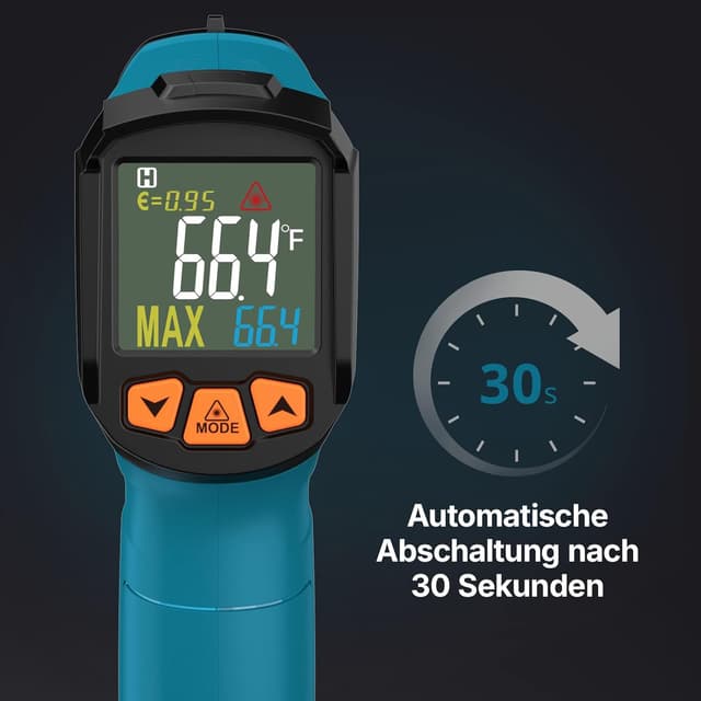 Thumbnail 4 de Tilswall IR Infrarot Thermometer 800°C