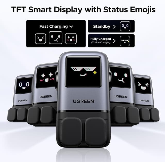 Detalle de UGREEN Uno 100W USB C GaN Charger