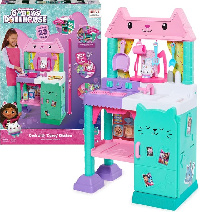 Detalle de DREAMWORKS Gabby Dollhouse cuisine 91 cm