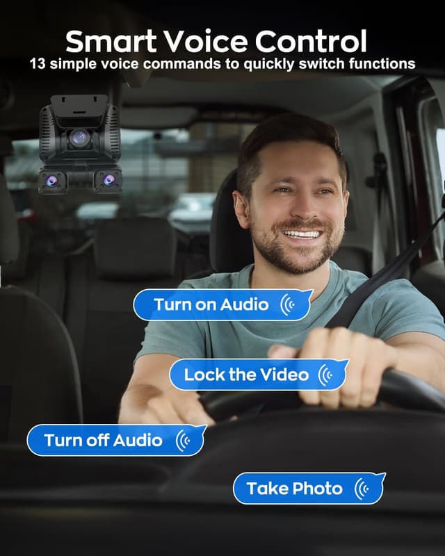 Thumbnail 5 de Driveye D7 4K 4-Channel Dash Cam