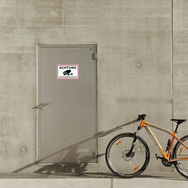 Thumbnail 4 de STROBO Videoüberwachung Schild 20x30 cm, 2 Stück