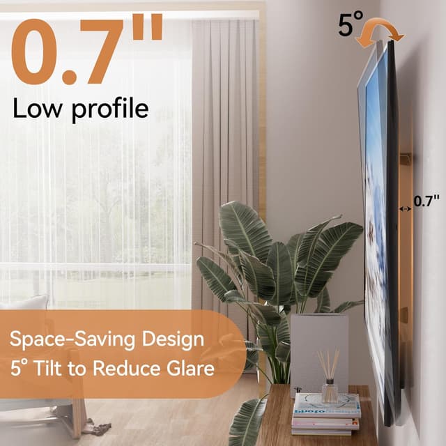 Detalle de TV wall mount for plasterboard TVs