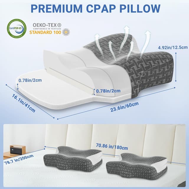 Thumbnail 6 de Elviros Almohada CPAP Cervical 60x42 cm
