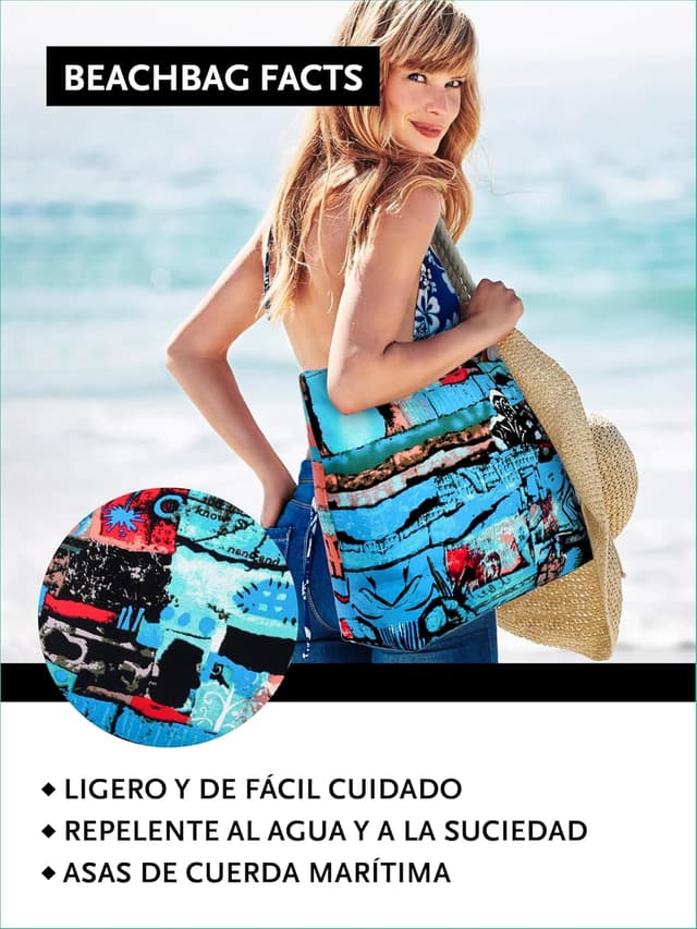 Thumbnail 3 de DonDon bolso de playa grande impermeable