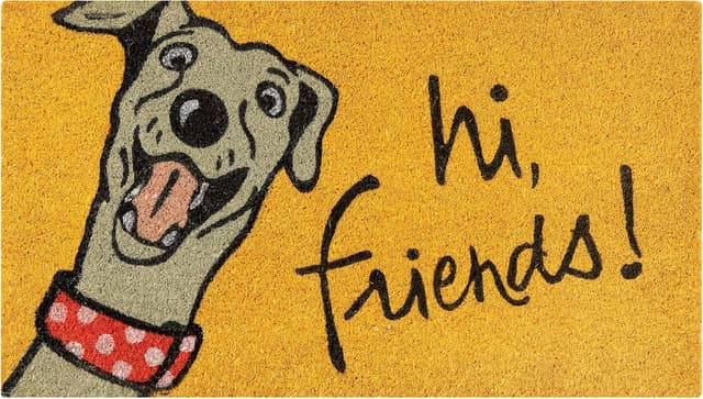 Detalle de Baroni Home zerbino ingresso in cocco dipinto a mano 70x40 cm con sfondo verde