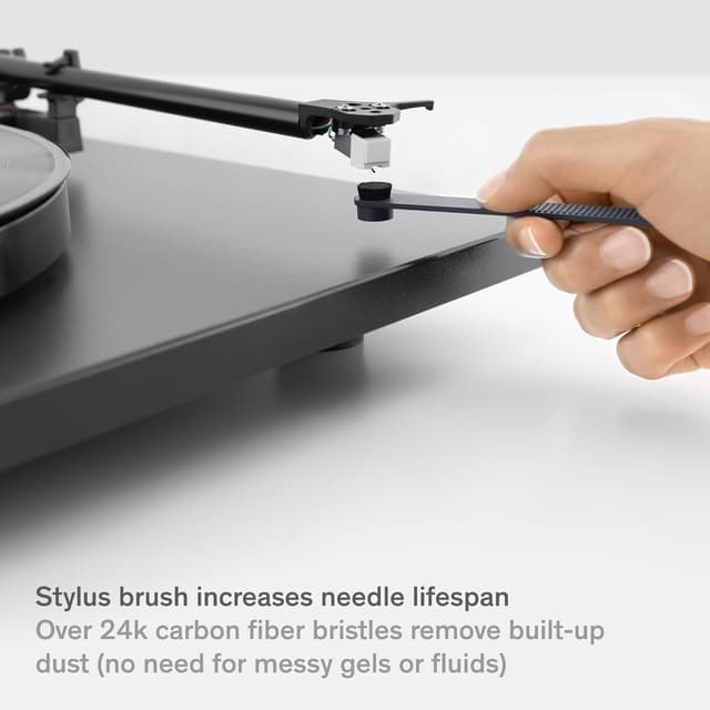 Detalle 1 de Boundless Audio Vinyl Record Cleaning Kit (8-in-1) with Carbon Fiber & Velvet Brushes, Stylus Cleaner & Storage Case