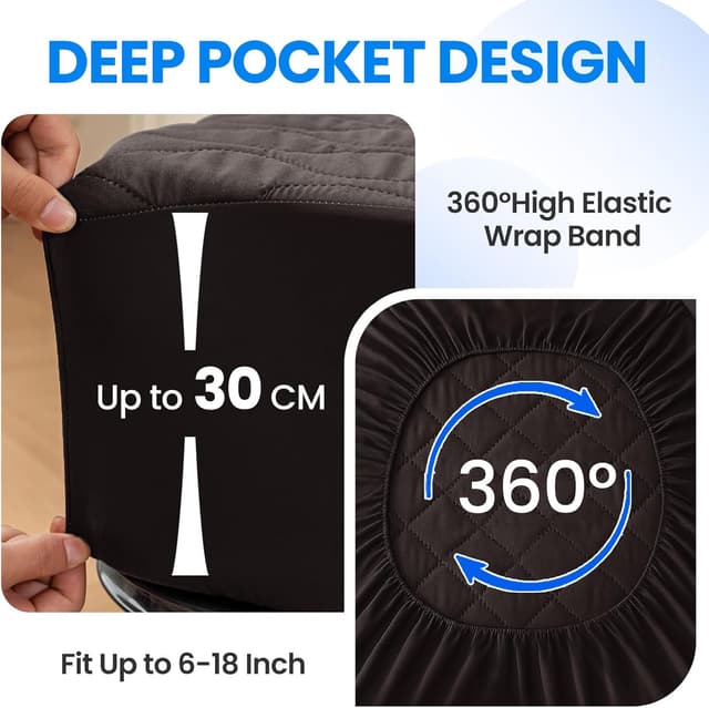 Detalle 2 de Ystyle protège matelas imperméable 90x200 cm