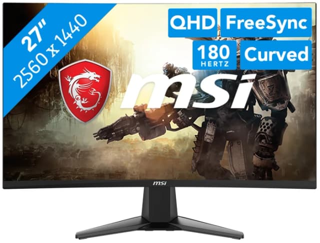 Detalle 2 de MSI MAG 27CQ6F 27″ Curved Gaming Monitor